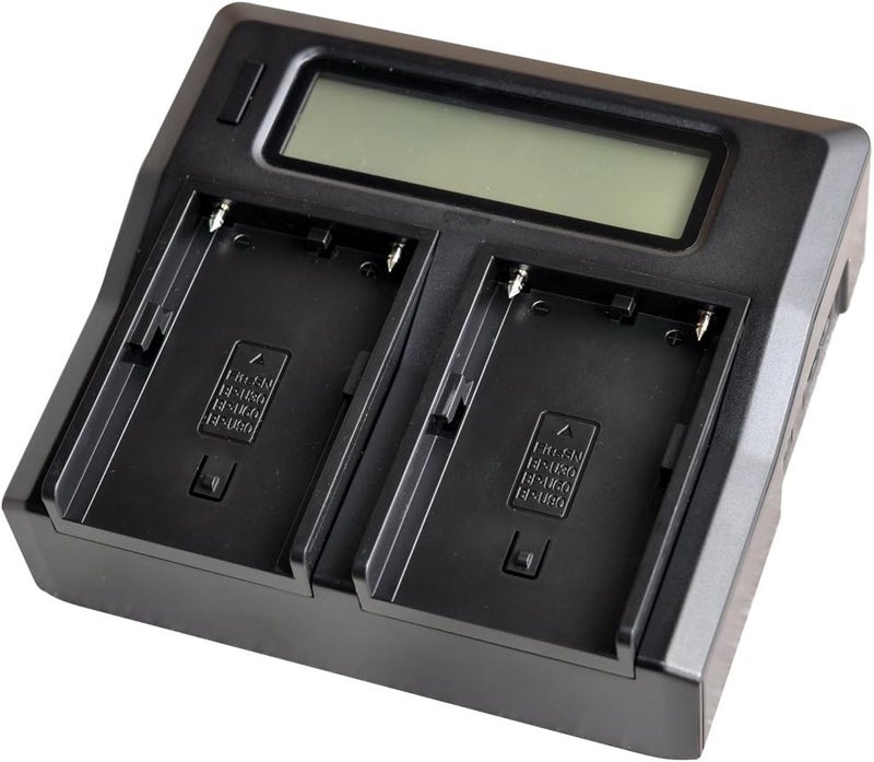 EMOVERY Quick LCD Battery Charger for Sony BP-U60 BPU60 BP-U30 BPU30 BP-U65 BP-U66 BP-U90 BP-U95 BC-U1 BC-U2 PMW-100 PMW-150 160 200 PMW-EX1 EX3 F3 FS5 FS7 PMW-300K2 XDCAM EX Camera - Image 2